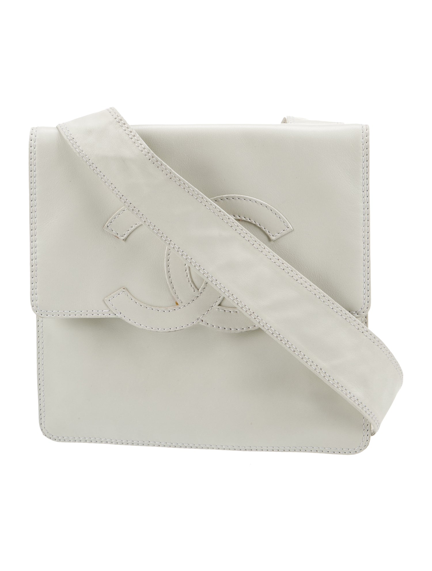 Chanel CC Flat Messenger Bag