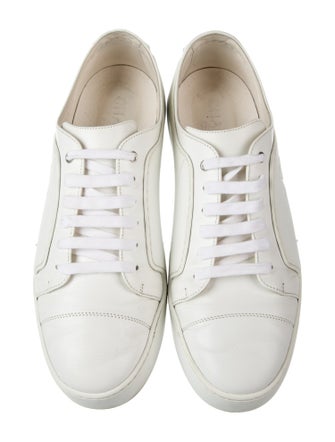 Chanel Interlocking CC Logo Calfskin Sneakers