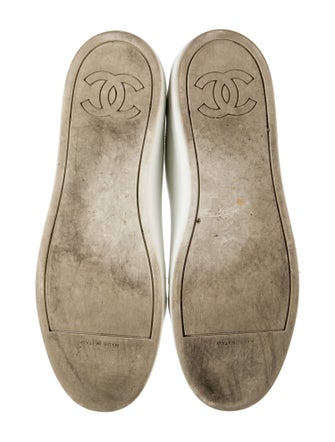 Chanel Interlocking CC Logo Calfskin Sneakers