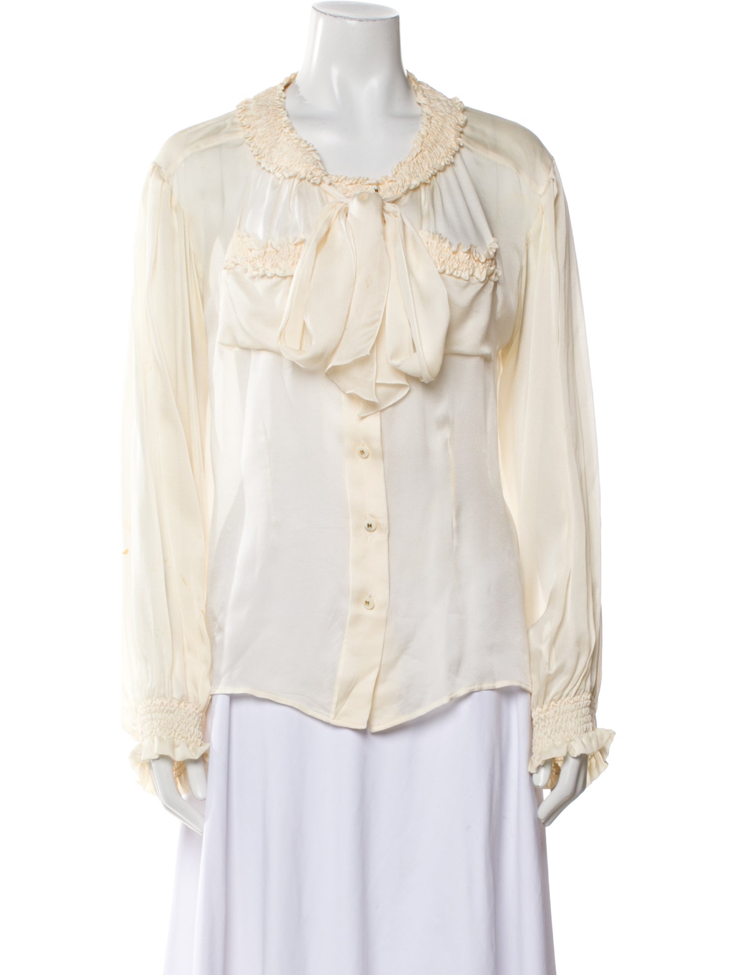 Chanel Vintage Late 1980's - Early 1990's Blouse