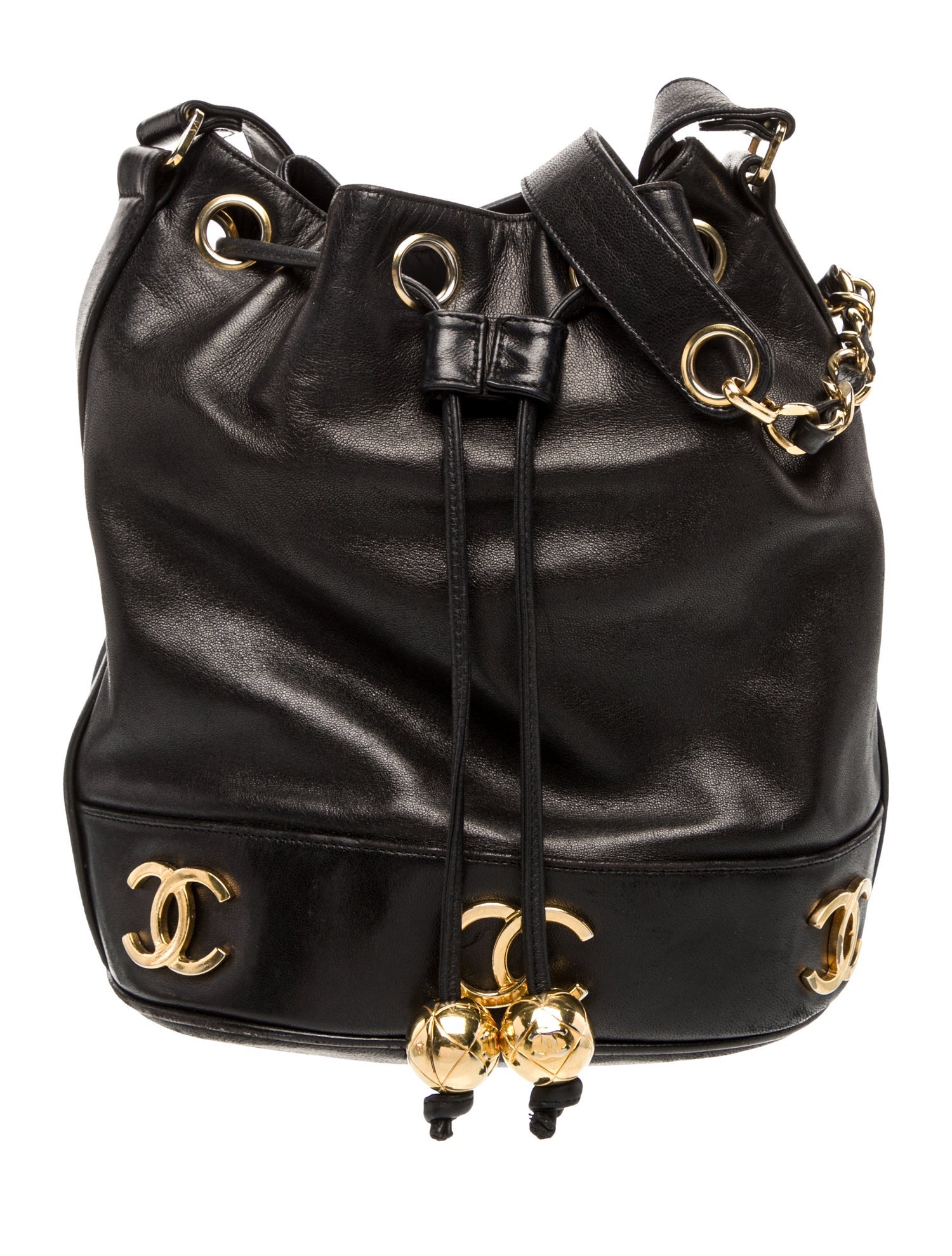 Chanel Chanel CC Drawstring Bucket Bag