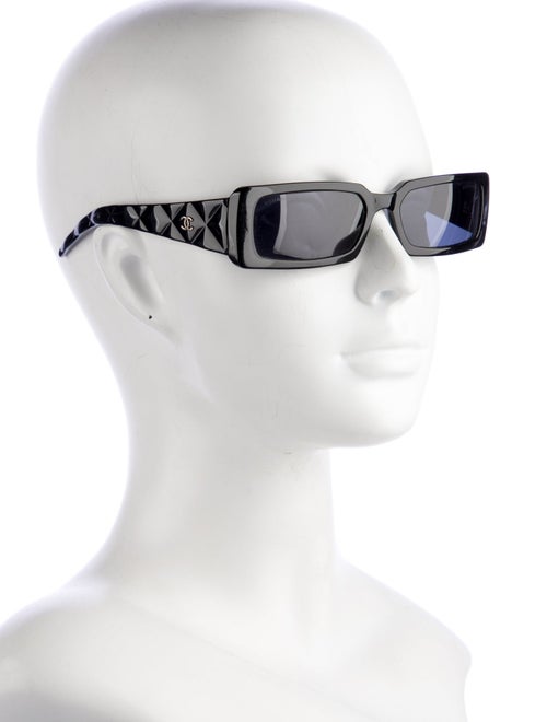 Chanel Interlocking CC Logo Square Sunglasses