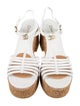 Chanel Interlocking CC Logo Patent Leather Espadrilles