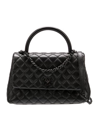 Chanel Small So Black Coco Handle Bag