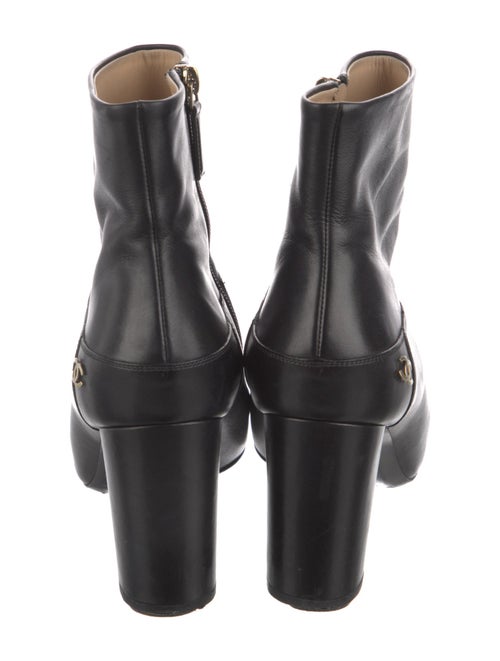 Chanel 2015 Interlocking CC Logo Boots