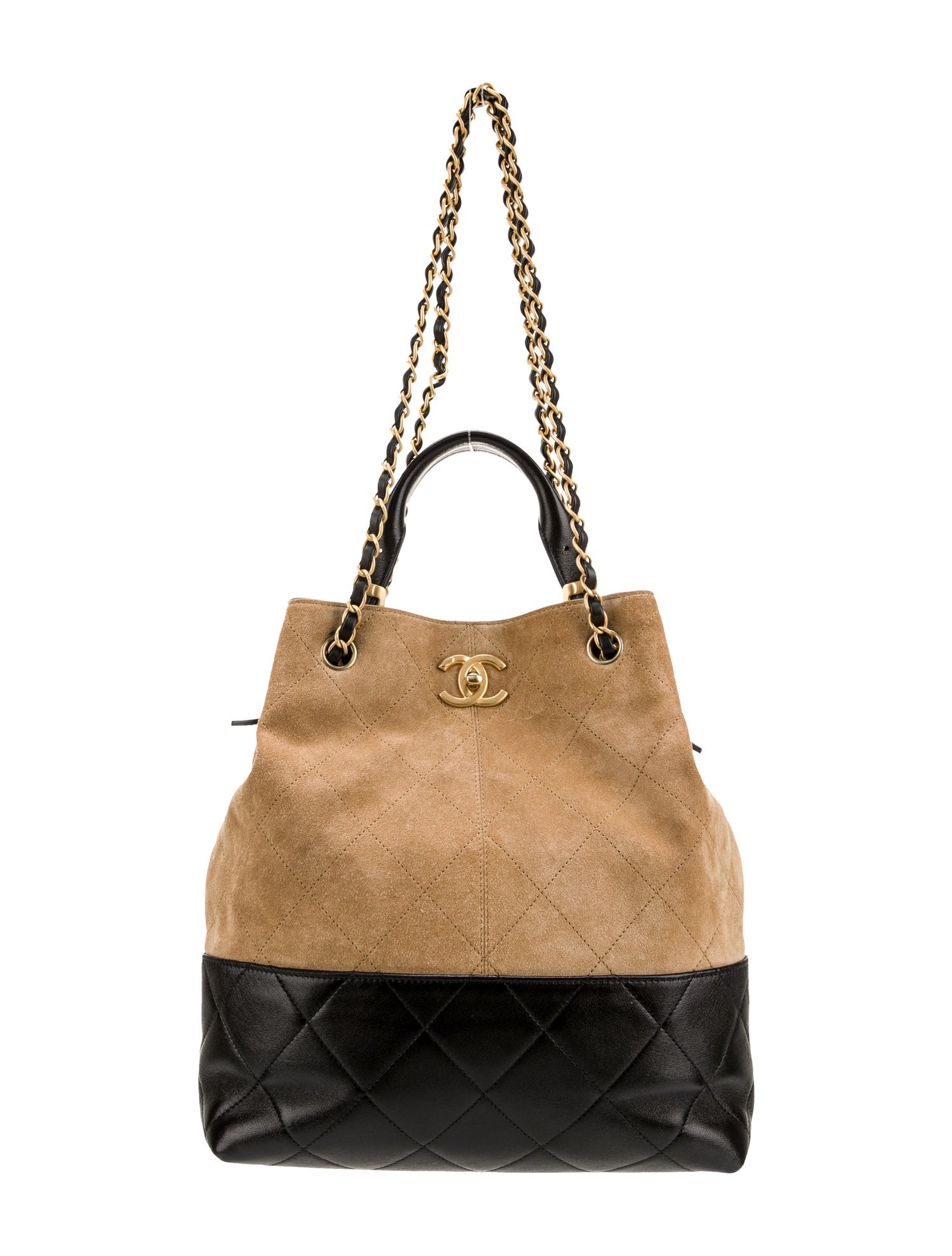Chanel 2025 Suede Shopping Bag