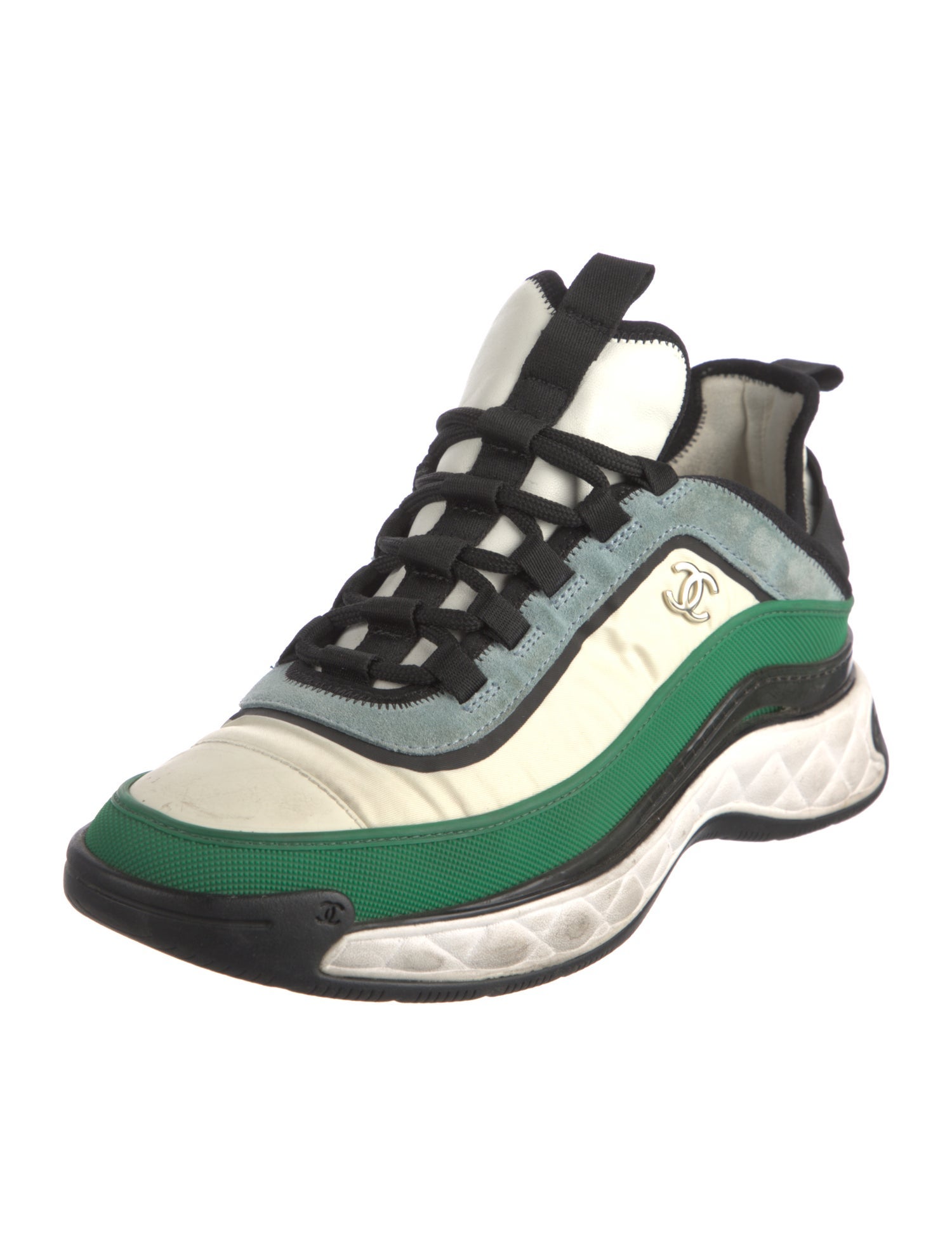 Chanel 2023 Interlocking CC Logo Sneakers