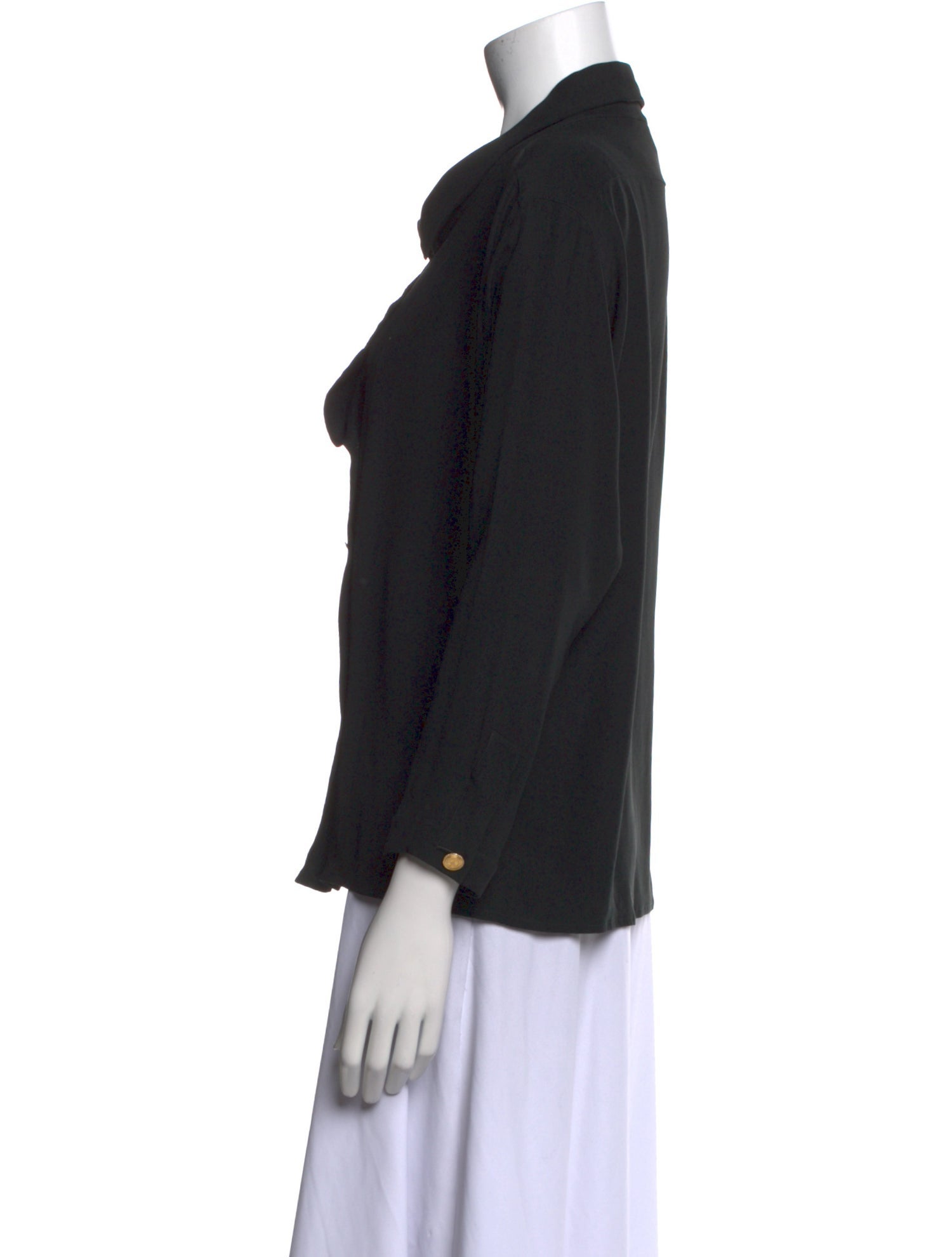 Chanel Vintage 1986 Button-Up Top