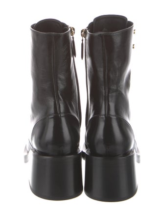 Chanel 2025 Interlocking CC Logo Combat Boots