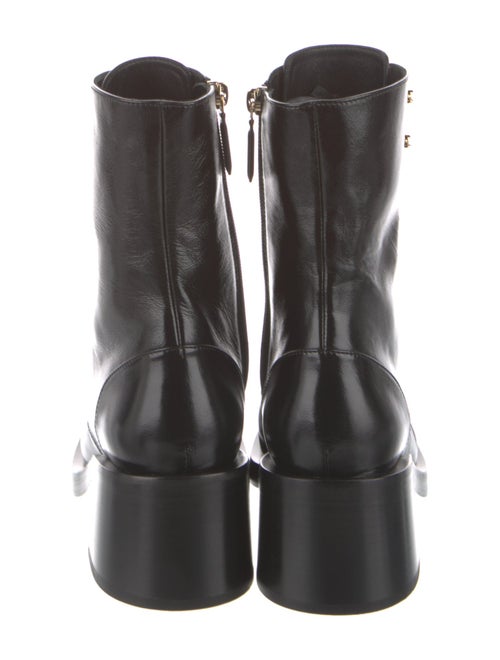 Chanel 2025 Interlocking CC Logo Combat Boots