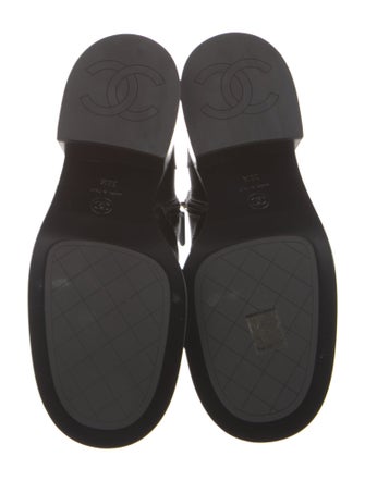 Chanel 2025 Interlocking CC Logo Combat Boots