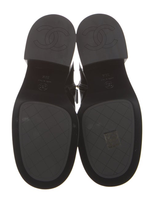 Chanel 2025 Interlocking CC Logo Combat Boots