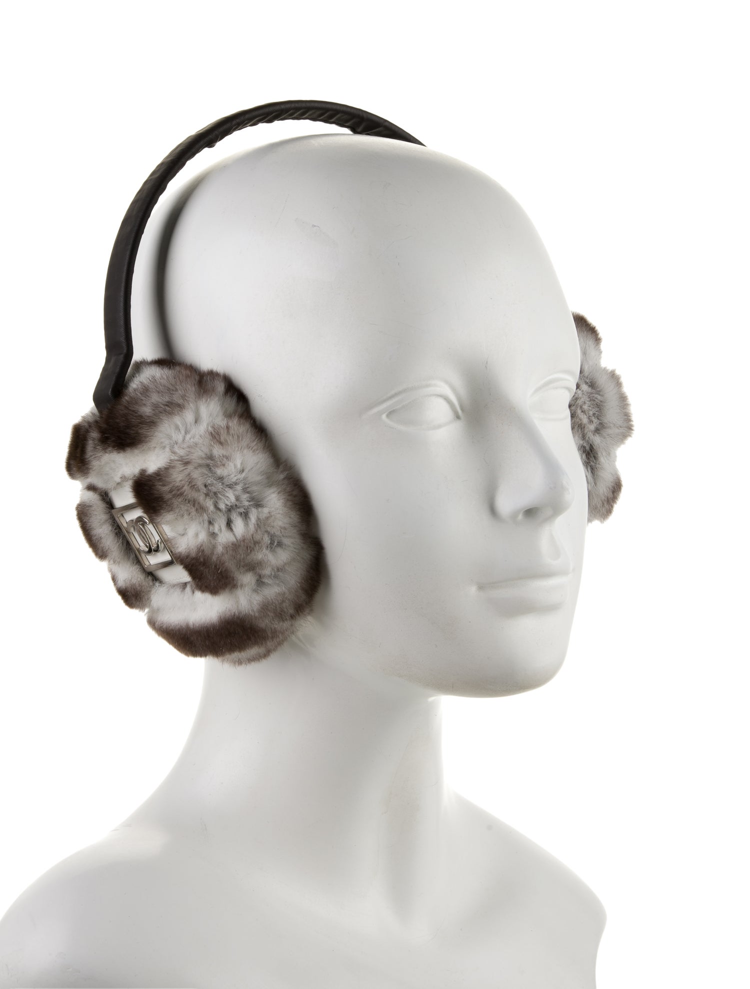 Chanel Orylag Interlocking CC Earmuffs w/ Tags
