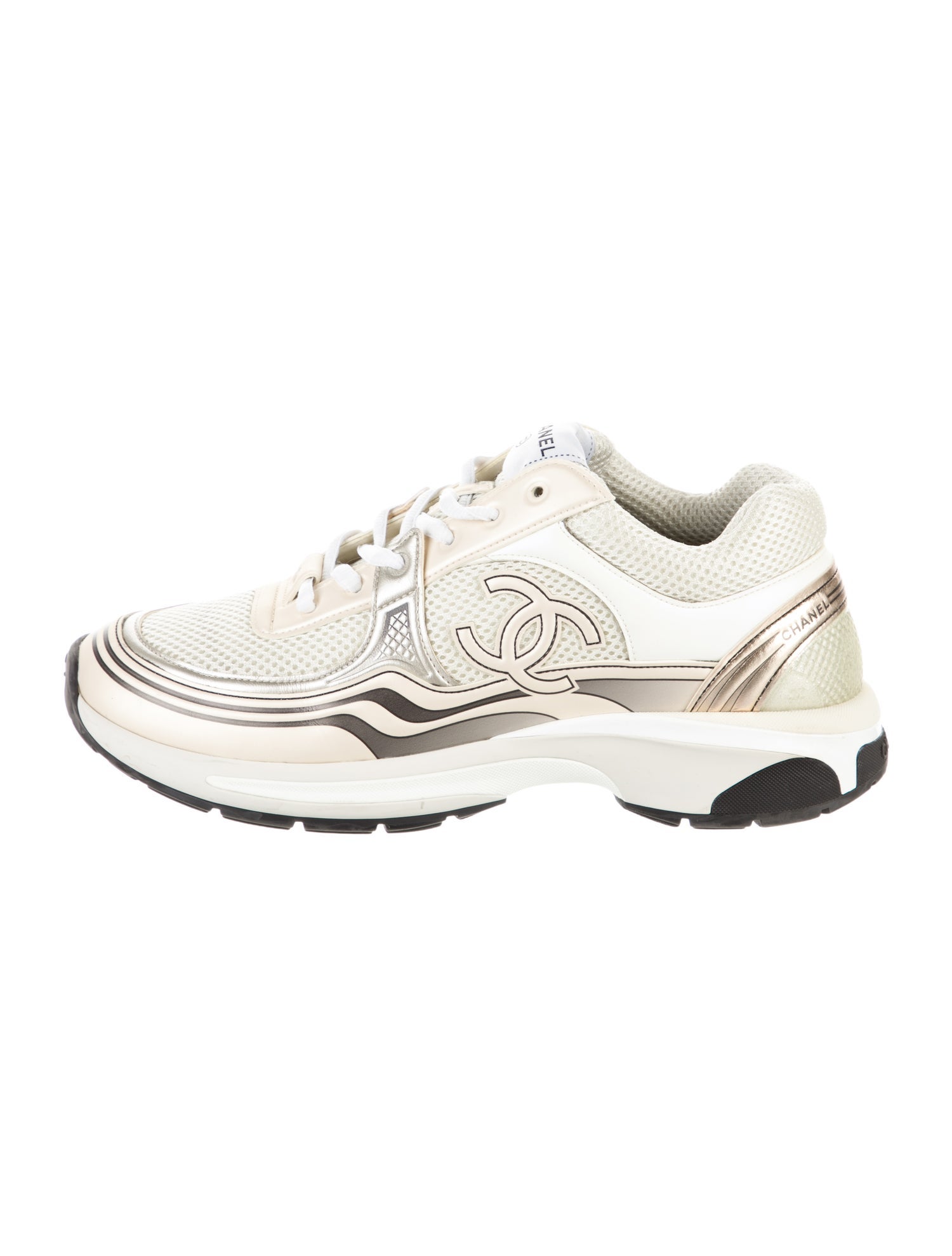 Chanel 2023 Interlocking CC Logo Sneakers