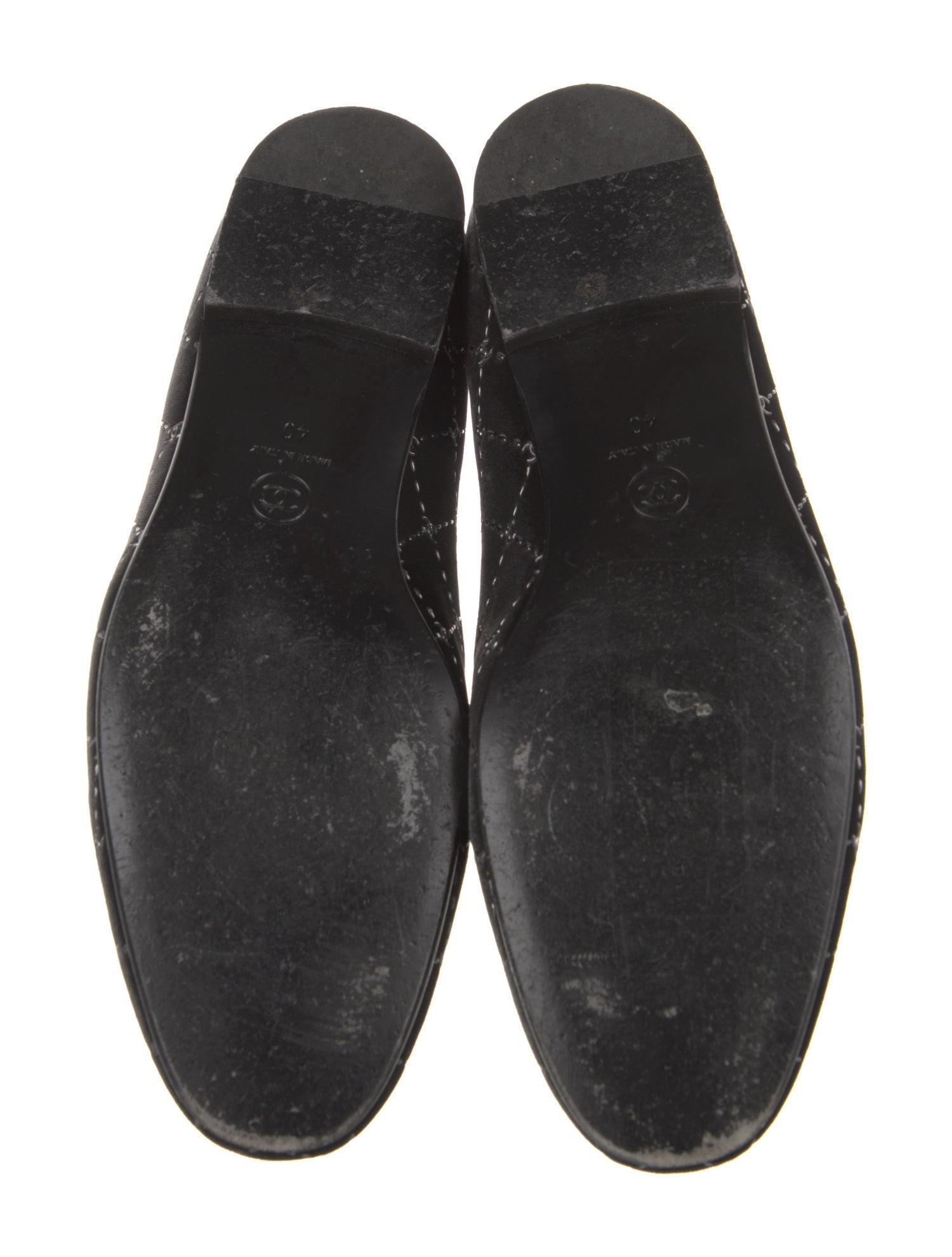 Chanel 2017 Interlocking CC Logo Loafers