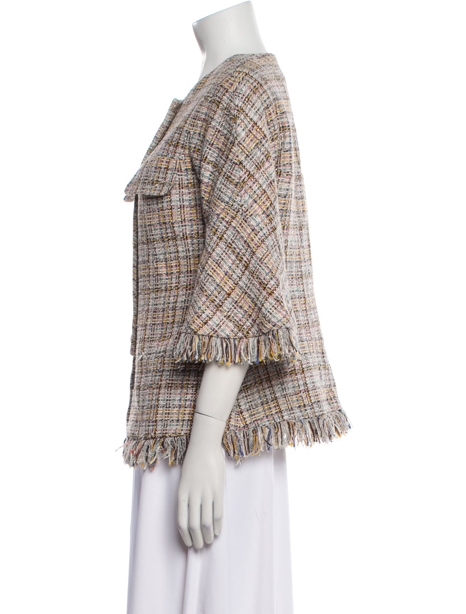 Chanel 2018 Tweed Pattern Evening Jacket