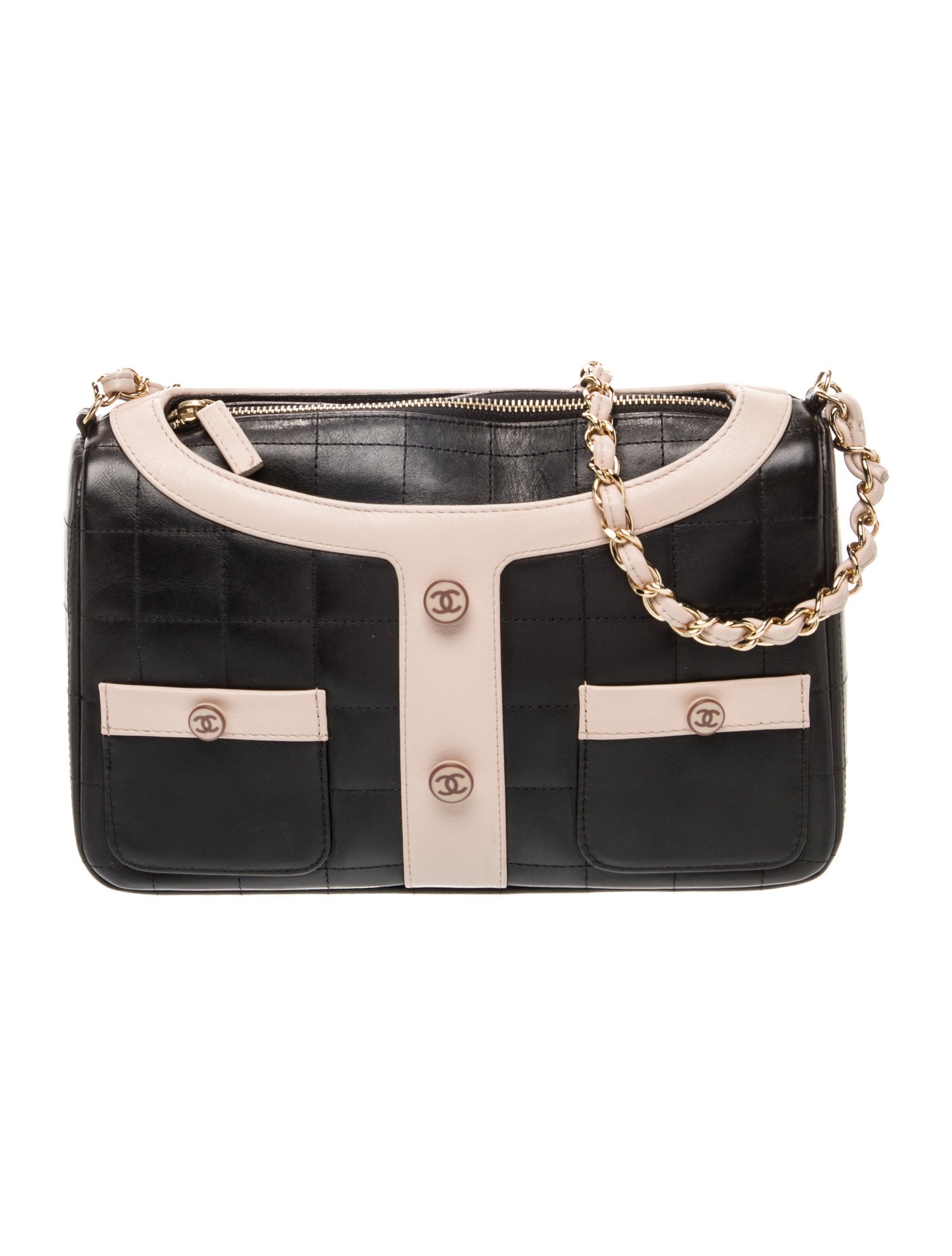 Chanel Square Quilt Mademoiselle Jacket Bag