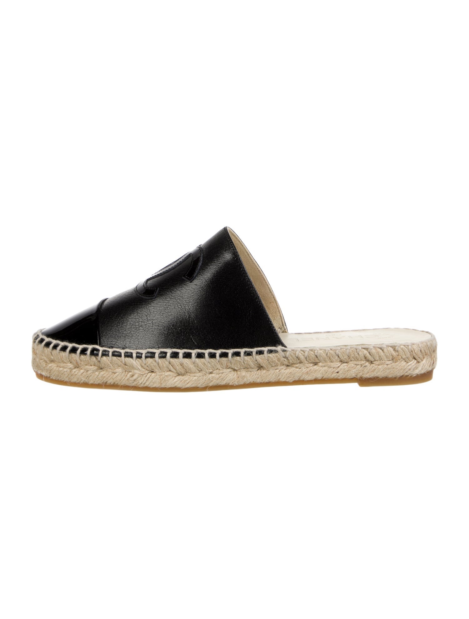 Chanel 2018 Interlocking CC Logo Espadrilles w/ Tags