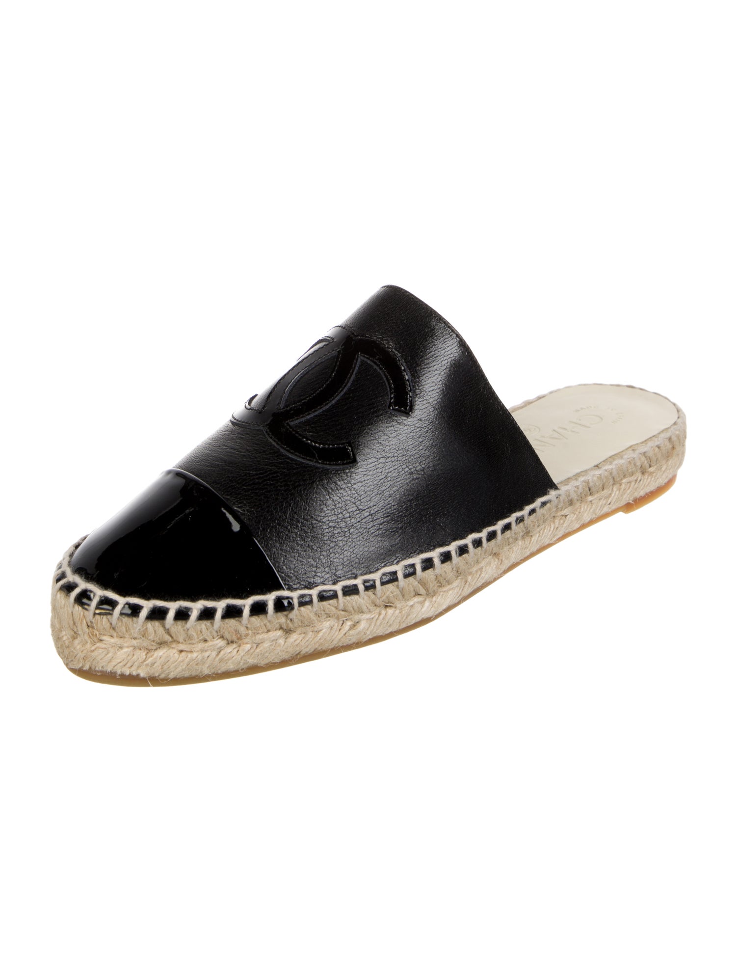 Chanel 2018 Interlocking CC Logo Espadrilles w/ Tags