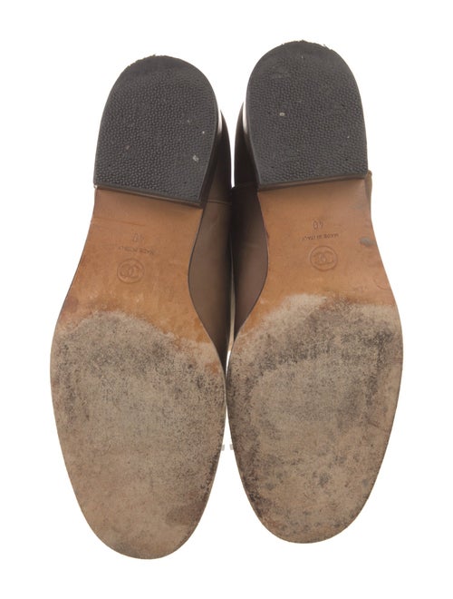 Chanel Interlocking CC Logo Leather Riding Boots