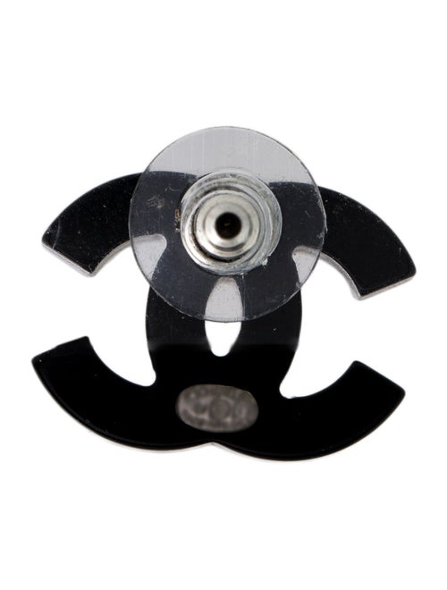 Chanel Resin CC Stud Single Earring