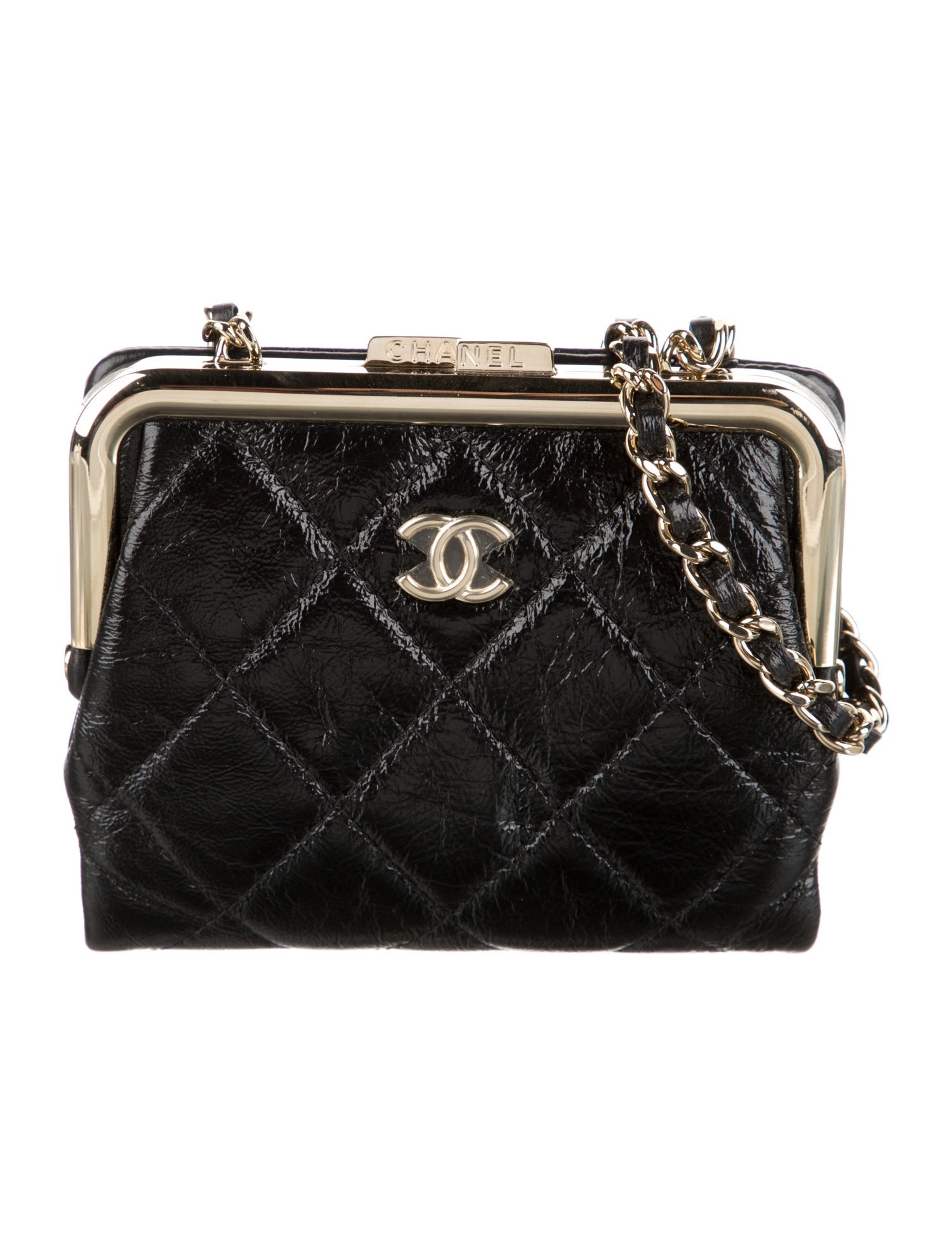 Chanel Mini Frame Clutch w/ Chain
