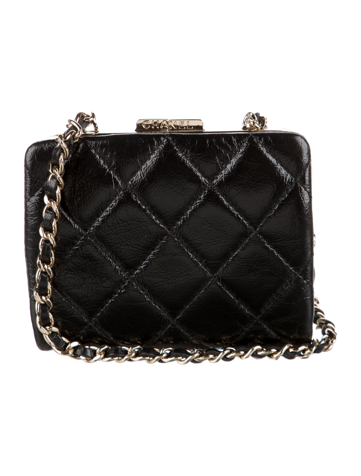Chanel Mini Frame Clutch w/ Chain