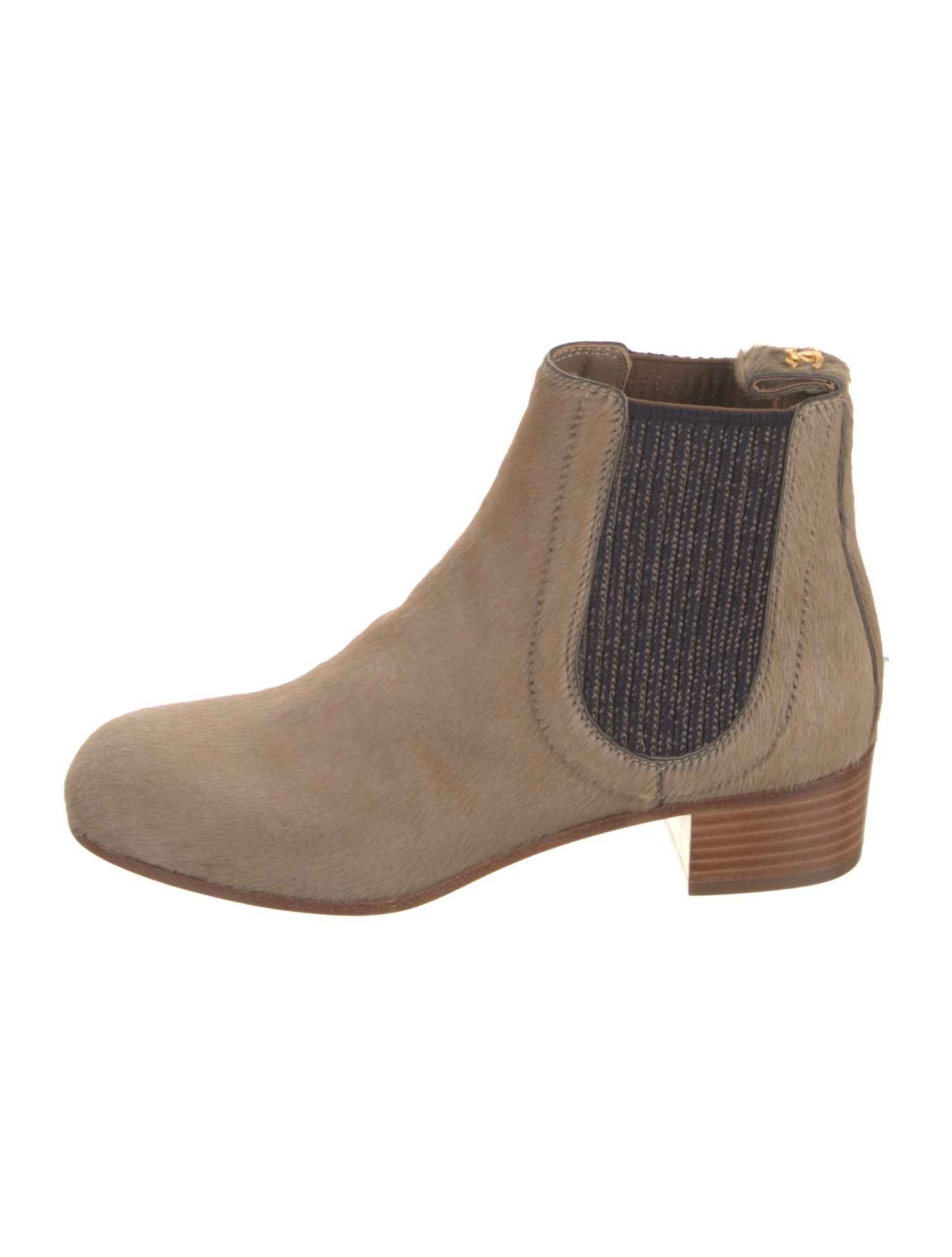 Chanel 2013 Interlocking CC Logo Chelsea Boots