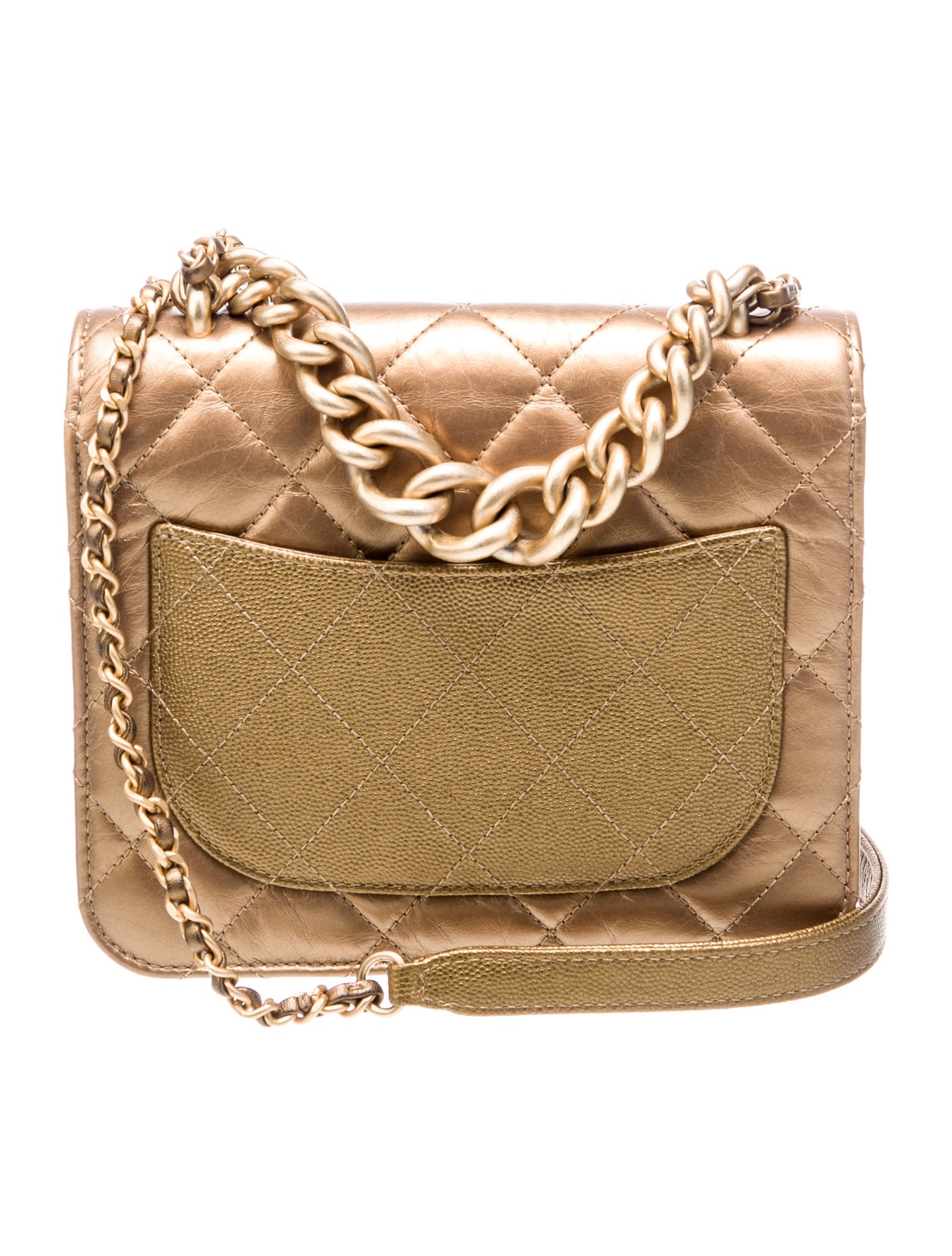 Chanel 2019 Mini Chain Handle Flap Bag