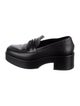 Chanel Interlocking CC Logo Leather Loafers