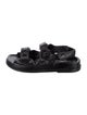 Chanel Interlocking CC Logo Lambskin Slingback Sandals