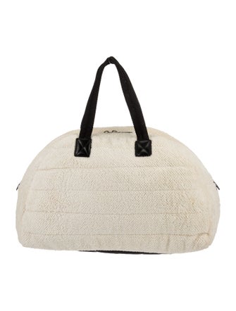 Chanel CC Terry Cloth Beach Bowler Bag