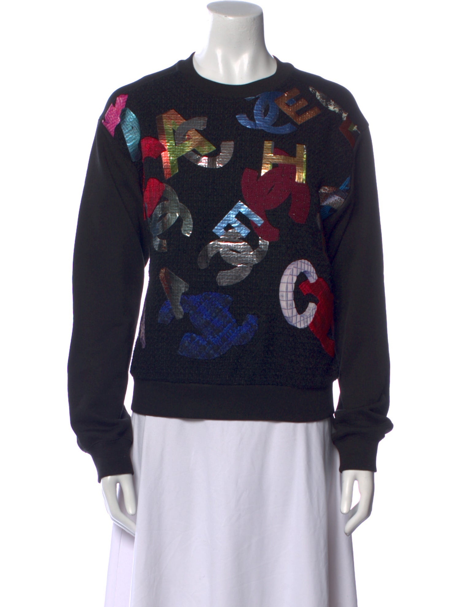 Chanel 2022 Graphic Print Sweatshirt