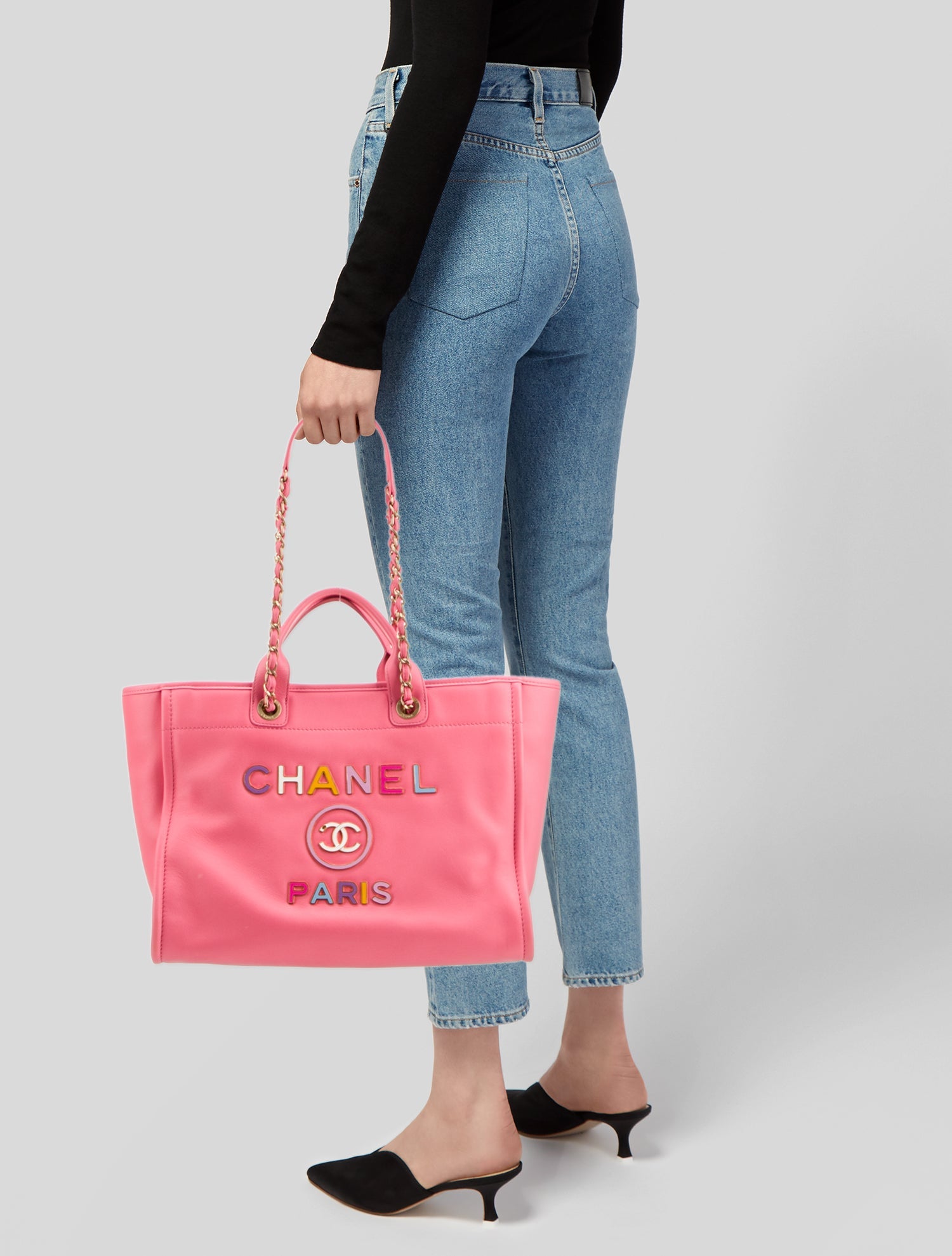 Chanel Medium Deauville Shopping Tote