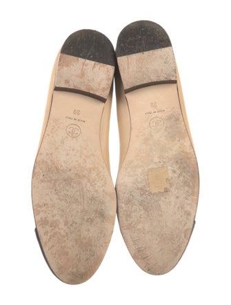 Chanel Interlocking CC Logo Lambskin Ballet Flats