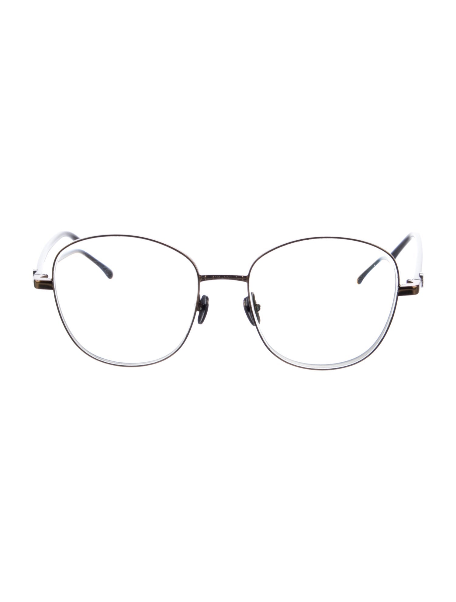 Chanel Interlocking CC Logo Round Eyeglasses