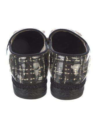 Chanel Interlocking CC Logo PVC Espadrilles