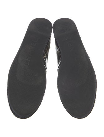 Chanel Interlocking CC Logo PVC Espadrilles