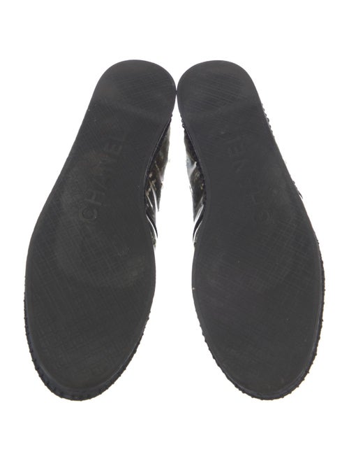 Chanel Interlocking CC Logo PVC Espadrilles