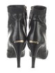 Chanel Leather Grosgrain Trim Boots
