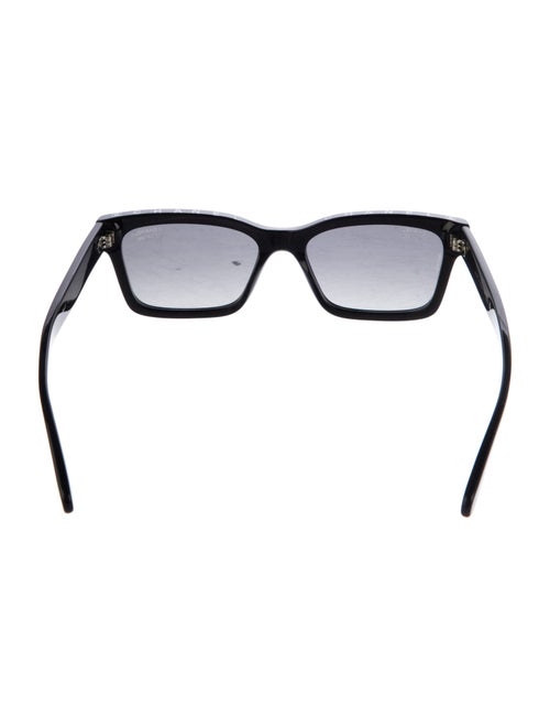 Chanel Interlocking CC Logo Wayfarer Sunglasses