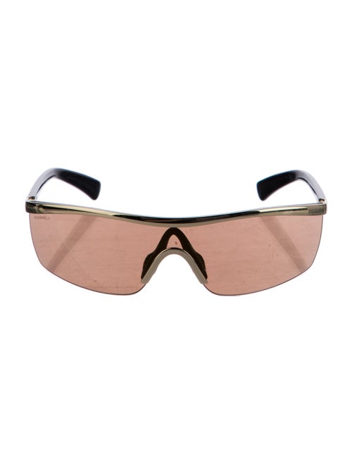 Chanel Interlocking CC Logo Shield Sunglasses