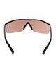 Chanel Interlocking CC Logo Shield Sunglasses