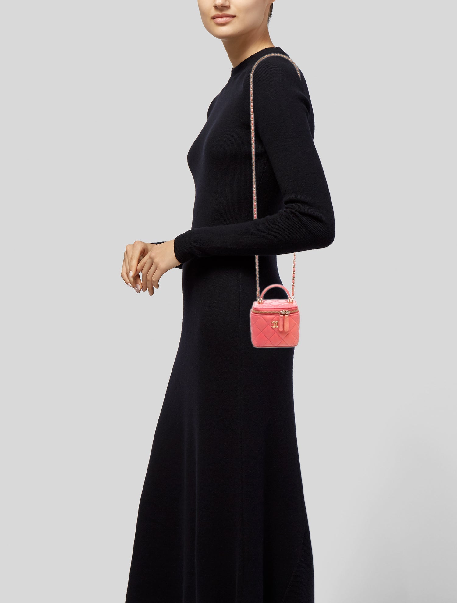 Chanel Ombre Mini Top Handle Vanity Case