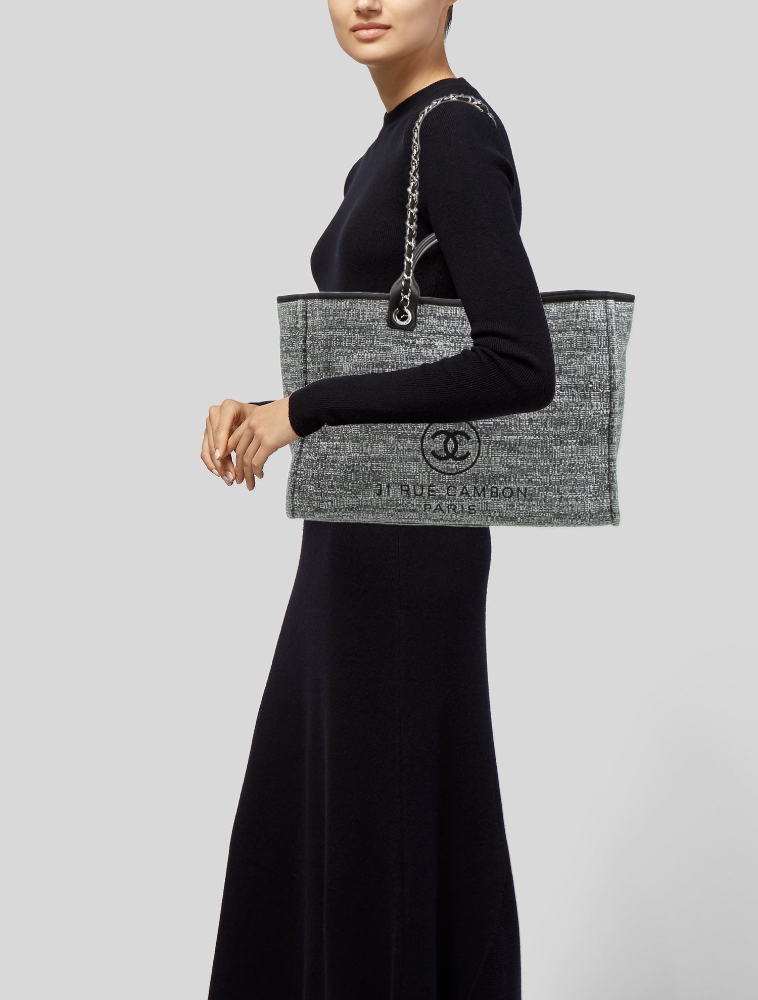 Chanel Large Deauville Shopping Bag