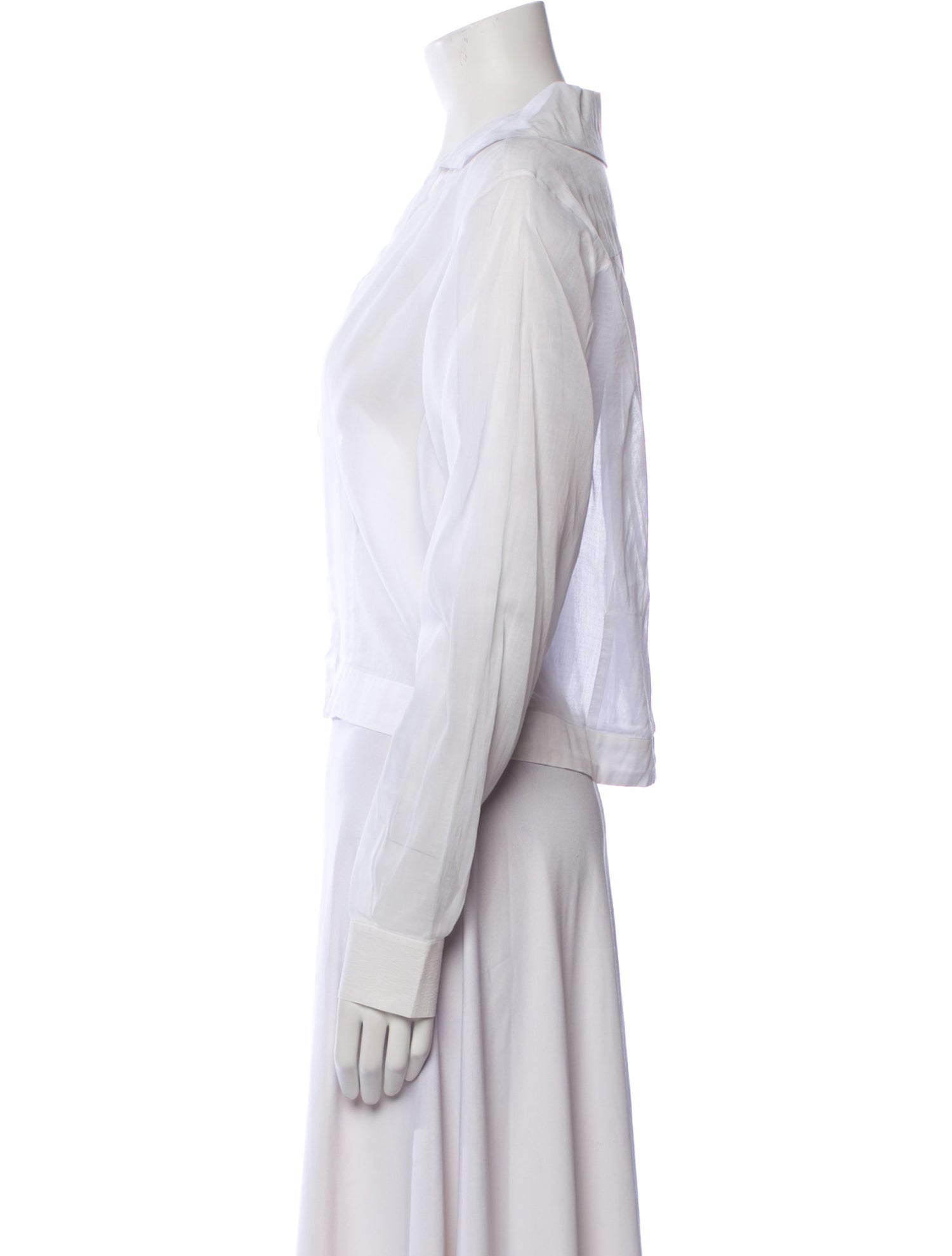 Chanel 2017 Long Sleeve Button-Up Top