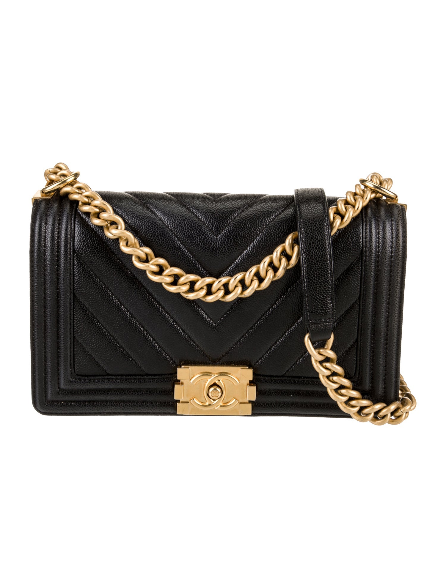 Chanel Medium Chevron Boy Bag