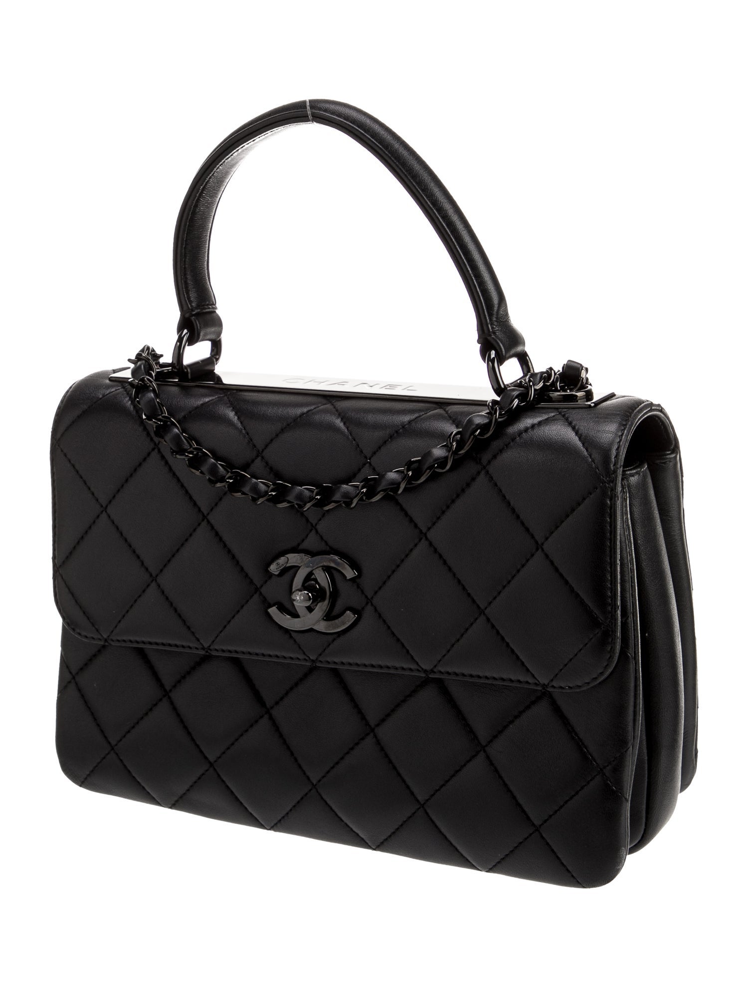 Chanel Small So Black Trendy CC Flap Bag