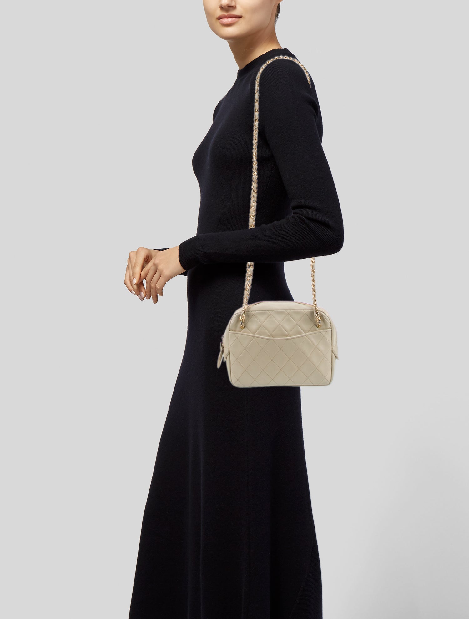 Chanel CC Quilted Camera Bag