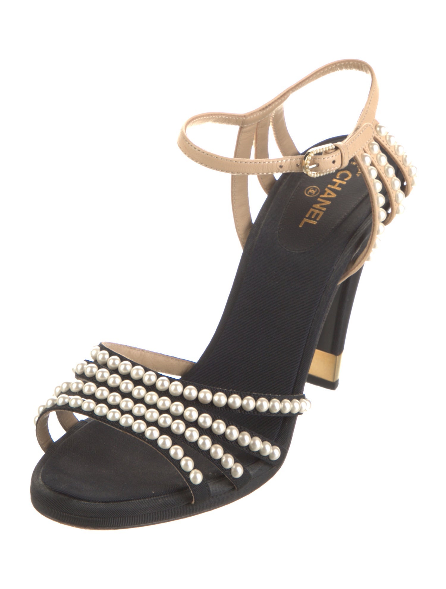 Chanel 2016 Interlocking CC Logo Sandals